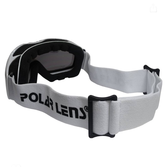 Polarlens Adult Women Men PG10 White Ski Snowboarding Snow Goggles - Picture 4 of 7